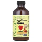 Рідкі мультивітаміни для дітей ChildLife (Multi Vitamin and Mineral) 237 мл із смаком апельсин-манго CDL10300