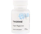 Мідь Thorne Research (Copper Bisglycinate) 2 мг 60 капсул THR00341