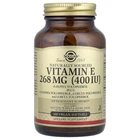 Натуральний вітамін Е Solgar (Natural vitamin E) 268 мг 100 капсул SOL03547