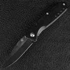 Складной нож TEKUT LK5070 с зажимом (полная длина 17 7см длина лезвия 7 5см) черный - изображение 2