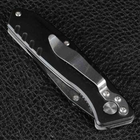 Складной нож TEKUT LK5070 с зажимом (полная длина 17 7см длина лезвия 7 5см) черный - изображение 6
