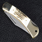 Нож TEKUT Predator LK5077A рукоятка из оленьего рога (длина: 19 7cm лезвие: 8 7cm) - изображение 8