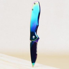Складной нож TEKUT Fairy LK5035A (полная длина 17 1см длина лезвия 7 4см) хамелеон - изображение 7