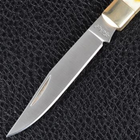 Складной нож TEKUT рукоятка кость (полная длина 18 6см длина лезвия 7 3см) в коробке - изображение 4