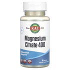 Магній цитрат, Magnesium Citrate, KAL, 400 мг, 60 таблеток