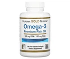 Омега-3 риб'ячий жир California Gold Nutrition (Omega-3 Premium Fish Oil) 100 шт