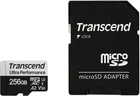 Карта пам'яті Transcend Ultra Performance 340S microSDXC 256GB UHS-I U3 V30 + SD-адаптер (TS256GUSD340S)