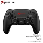 Беспроводной геймпад Xtrike ME GP-51 (ПК, PlayStation, Nintendo Switch, Android, iOS, 20 кнопок, 600 мАч, автономность до 15 часов) - Черный