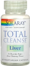 Натуральна добавка Solaray Total Cleanse Liver Комплекс для печінки Капсули