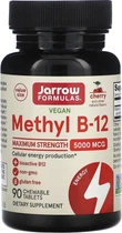 Витамин B12 Jarrow Formulas Methyl B-12 5000 мкг 90 жевательных таблеток вкус вишни (JRW-18028)