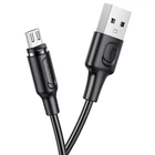 Кабель BOROFONE BX41 USB to Micro 2.4A, 1m, PVC, PVC connectors, magnetic, Black (6931474738455)