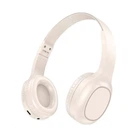 Бездротові накладні навушники HOCO W46 Charm BT headset Milky White (6942007601702)
