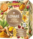 Колекція трав’яного чаю Lovare Tisanes Ginger Collection 4 види по 8 пакетиків (4823115405944)