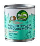 Кокосовое сгущенное молоко БЕЗ САХАРА Nature's Charm 320 г