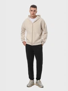 Спортивный костюм мужской Ray Premium Loose U0809M-Cream-Black XL Бежевый с черным (RAY2000000044828)