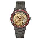 Чоловічий наручний годинник 8277 Black-Red-Gold Forsining 000319778