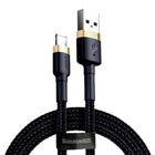Кабель Baseus Cafule Series USB For Lightning 2м 1.5A (CALKLF-CV3) Gold/Blue