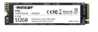Внутренний SSD диск M.2 Patriot P300 512GB NVMe 2280 PCIe 3.0x4 (P300P512GM28)