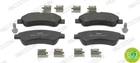 Колодки гальмівні дискові передні комплект Citroen C3 I-III, Xsara, Berlingo 96-25р Ferodo FDB4066