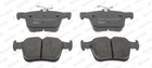 Колодки гальмівні дискові задні комплект VW Tiguan II, Passat B8, Arteon 12-25р Ferodo FDB4697