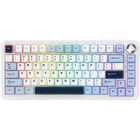 Клавіатура бездротова Ajazz AK820 Max Plus Day Dream Switch White (AK820MAX-DD-BWD) ( білий, синій )