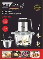 Измельчитель 6 в 1 с двумя чашами 3,2 литра 3000 Вт Zepline ZP-00219