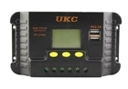 Контролер заряду UKC CP-410A 10A 12V 24V PWM для сонячної панелі LCD контролер сонячної батареї з USB захистом акумулятора температурною компенсацією та автоматичним визначенням напруги