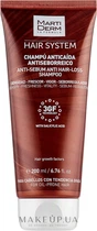Шампунь від випадання волосся «Антисеборейний» - Martiderm Hair System Anti-sebum Anti Hair-loss Shampoo 200ml (986091-93615)