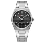 Мужские часы Curren 8439 Silver-Black (A-041303)