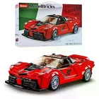 Конструктор детский Sluban машина гоночная Ferrari с фигурками 262 детали в коробке KL M38-B0955