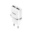 Сетевого зарядного пристрою HOCO C12 Smart dual USB charger 12W White (6957531047759)