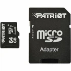 Карта пам'яті MicroSDXC Patriot LX Series 64Gb PSF64GMCSDXC10