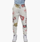 Брюки мужские Jordan M Ess Aop Flc Pant S Білий FN4547-133