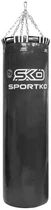Мешок боксерский SportKo Master PVC с кольцом 140 см 30 кг Черный (SP9753P00BL)