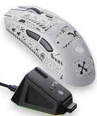 Миша бездротова ігрова Aula SC380 Print,12000 DPI 2,4G+Bluetooth White