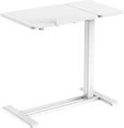 Приставной стол на колесах с регулировкой высоты RZTK Desk Compact 2 700 х 400 мм White