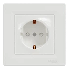 Розетка одинарна із заземленням і шторкою Schneider Electric ASFORA EPH2900221