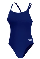 Женский закрытый купальник Aqua Speed из ткани Sydney Eco, темно-синий, размер 38