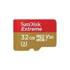 Карта пам'яті microSDHC (UHS-1 U3) SanDisk Extreme Action A1 32Gb class 10 V30 (R100MB/s, 667x) (adapter SD) (SDSQXAF-032G-GN6MA)