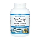 Wild Alaskan Salmon Oil 1000mg - 180 softgels олія дикого аляскинського лосося для підтримки серця, мозку, суглобів та здорової шкіри
