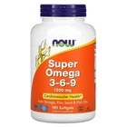 Супер Омега 3-6-9 1200мг Now Foods 180 капсул