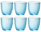 Набор стаканов Bormioli Rocco Line Lively Blue 290 мл Голубой 6шт (580502VNA021990)