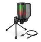 Мікрофон конденсаторний Fifine A6V-B Ampli Game RGB USB Black