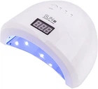 Лампа LED/UV SUN 1S гібридна (с дисплеєм) біла 48 Вт