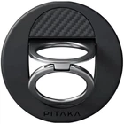 Магнитное кольцо-подставка для телефона Pitaka MagEZ Grip 3 Twill 600D Black/Grey (MGB2402)