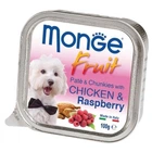Вологий корм для собак Monge Dog Wet FRUIT Курка з малиною