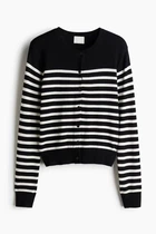Кардиган Жіночий Чорний\Білий Смуга M H&M (0579541)