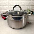 Кастрюля с крышкой из нержавеющей стали 2.9 л Excellent Kamille