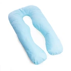Подушка для беременных и отдыха U-образная MirSon № 8013 Eco Line "Blue" EcoSilk 140x75x20 см (2200006178378)