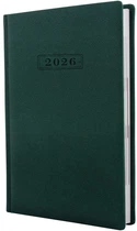 Ежедневник датированный Optima 2026 А5 Mink Темно-зеленый (O25237-49)